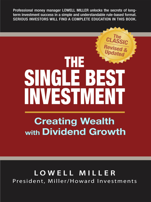 Title details for The Single Best Investment by Lowell Miller - Available